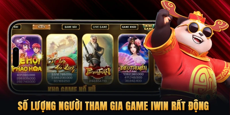 Số lượng người tham gia game iWin rất động