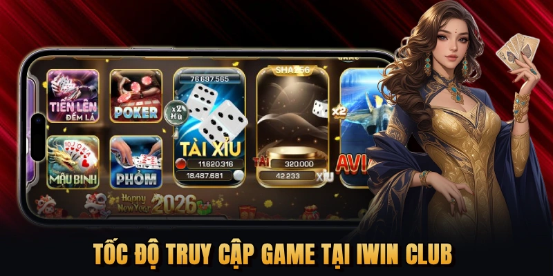 Tốc độ truy cập game tại iWin Club